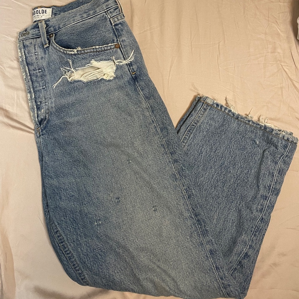 AGOLDE 90s mid rise jean | HEMMED for petite girlies